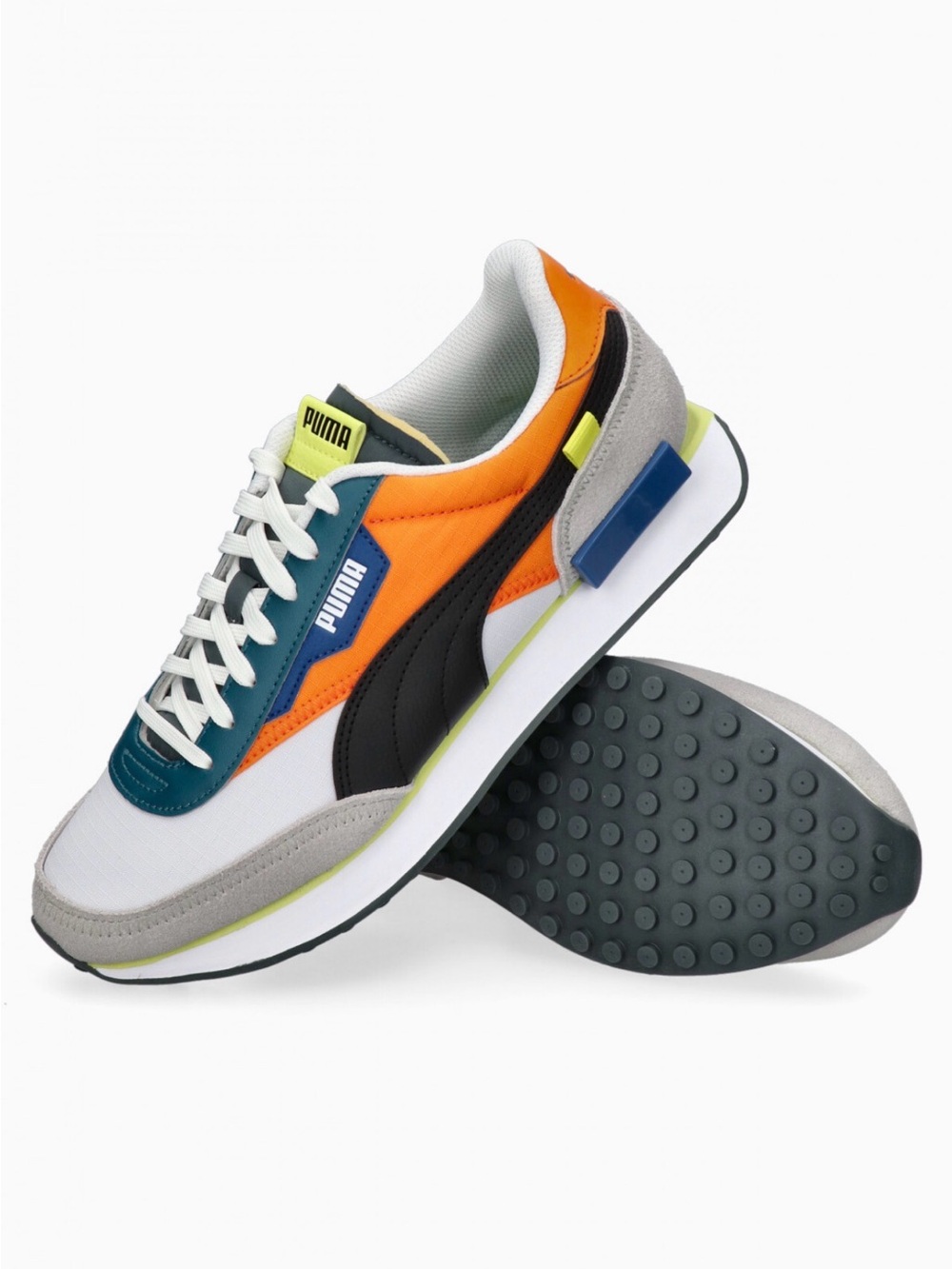 PUMA Future Rider Play On 'White Vibrant Orange'